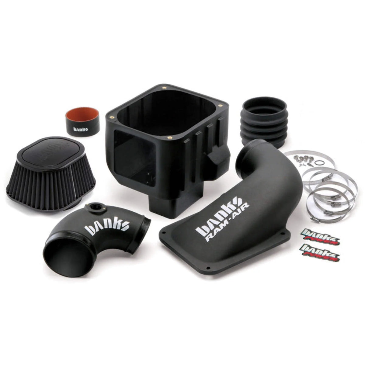 Banks Power 06 - 07 Chevy 6.6 L LLY/LBZ Ram - Air Intake System - Dry Filter Fits Select: 2006 - 2007 CHEVROLET SILVERADO, 2006 - 2007 GMC SIERRA