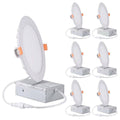 6 in. Canless Ultra-Thin 12-Watt CCT 3000K Remodel Integrated LED Recessed Light Kit (6-pack)