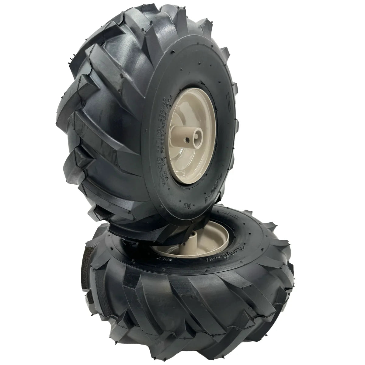 Set - 11x4 - 4 Tiller Wheel - 3/4" Hub - Craftsman & Troy - Bilt Tiller Replacement