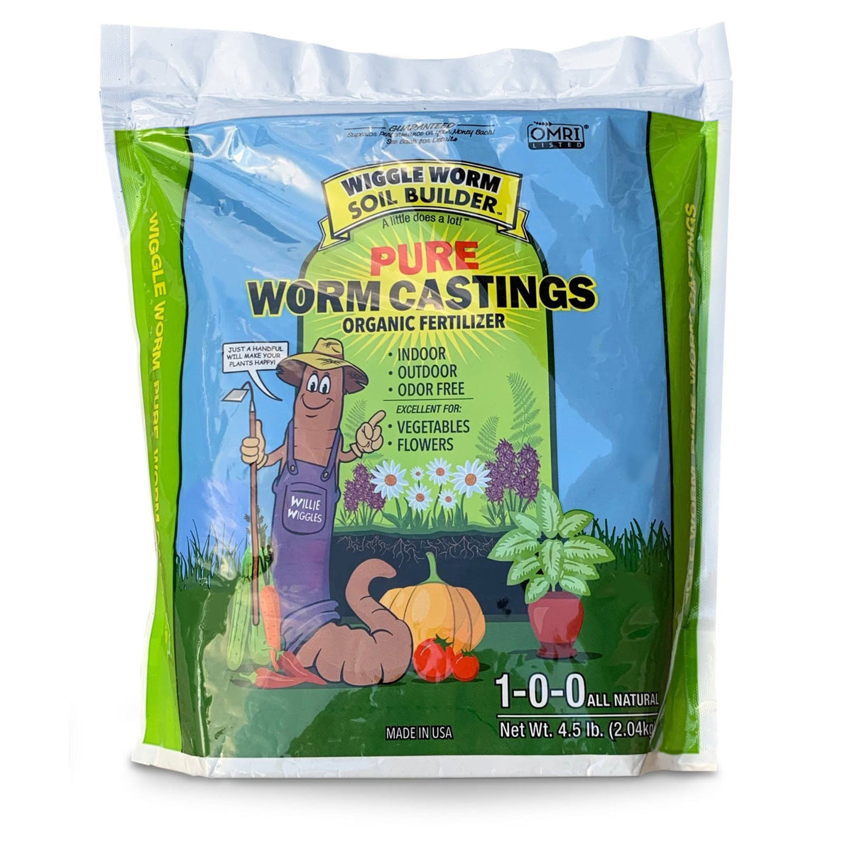 Wiggle Worm Castings- 4.5 lbs