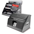 Powerbuilt 26 in Rapid Box Portable Slant Front Tool Box - Gray - 240111