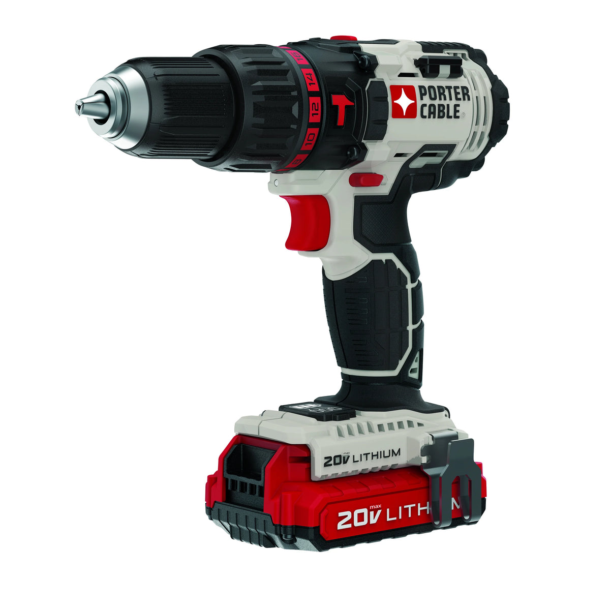 PORTER CABLE 20 - Volt Max Lithium - Ion Cordless Drill & Impact Driver Combo Kit, PCCK602L2