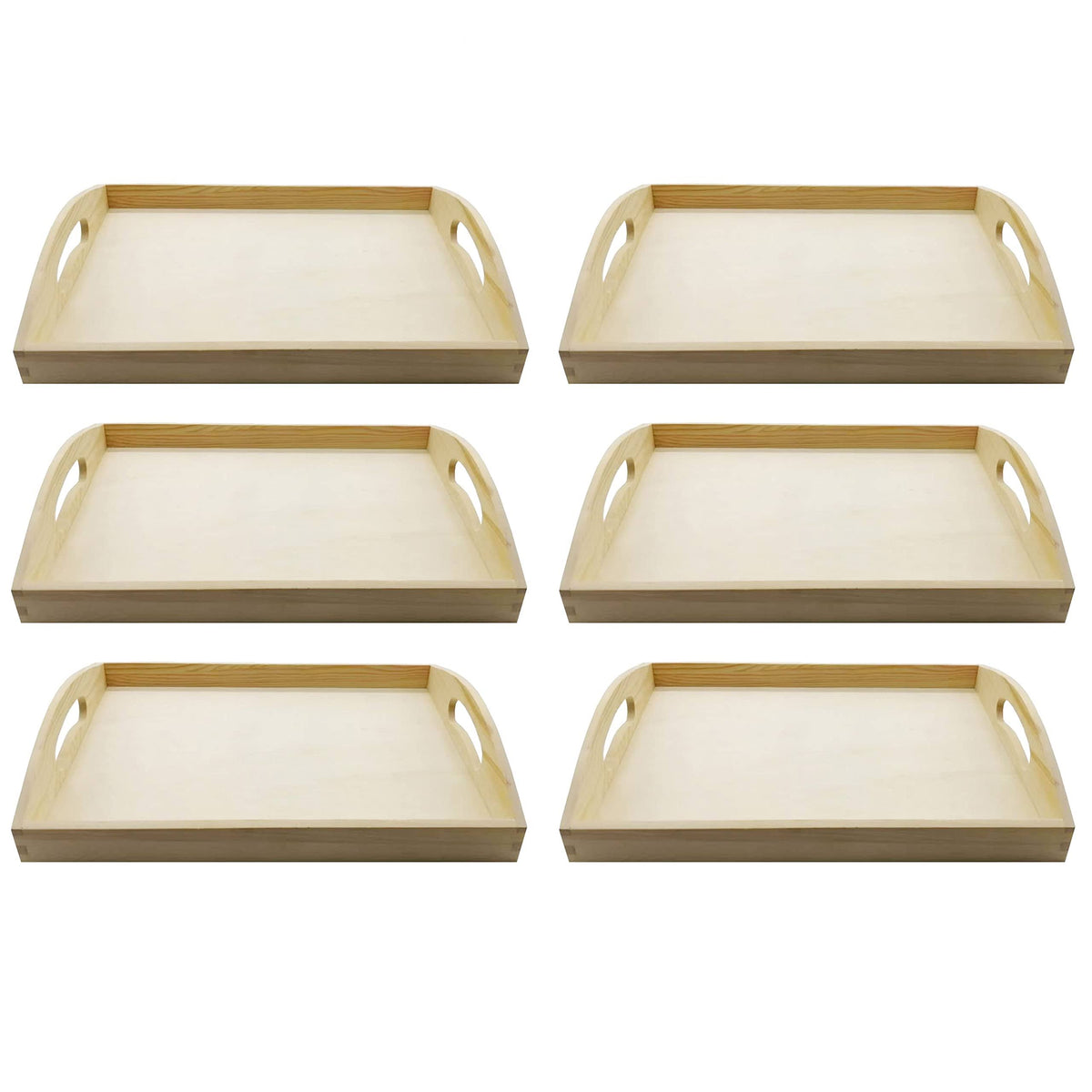 6 Pack: 13; Wooden Tray by Make Market