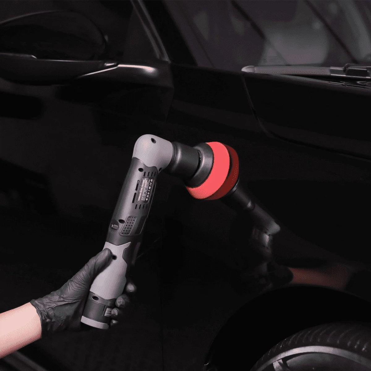 SPTA Cordless Mini Polisher, 12V Multi Polisher, Micro Cordless Scratches Killer Car Polisher RO/DA Mini Auto Machine Set with Polishing Pad and Wool Pads for Polishing, Sanding and Cleaning