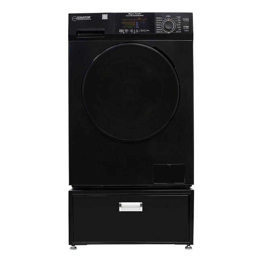 All - in - One Washer Dryer VENTED - DRY FASTER Than Condense 15 lb 110V + Pedestal