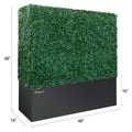 100 - Piece Artificial Boxwood Hedge in Planter Set (Set of 100) Artigwall