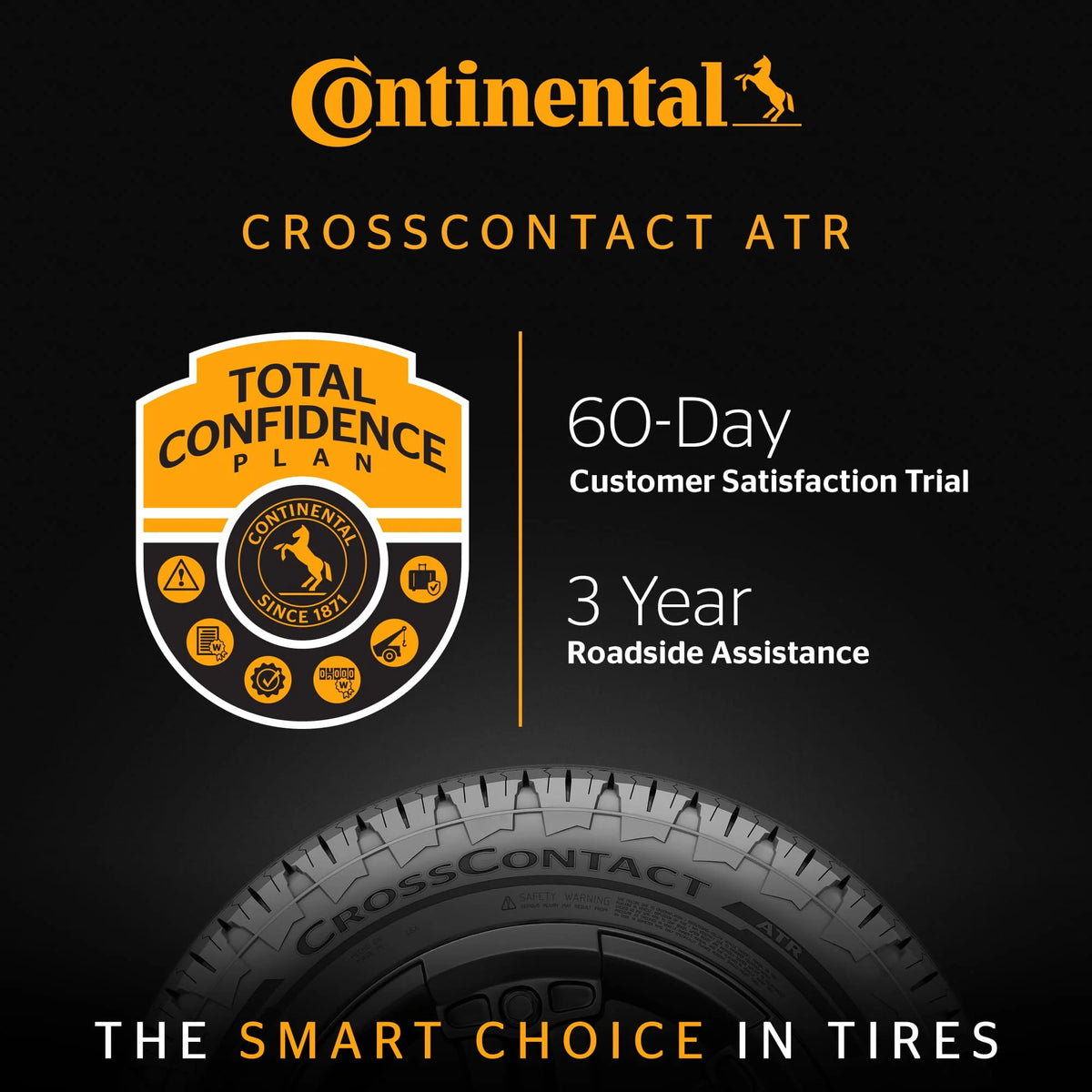 Continental Conticrosscontact ATR All-Terrain 255/60R18 108T SUV/Crossover Tire