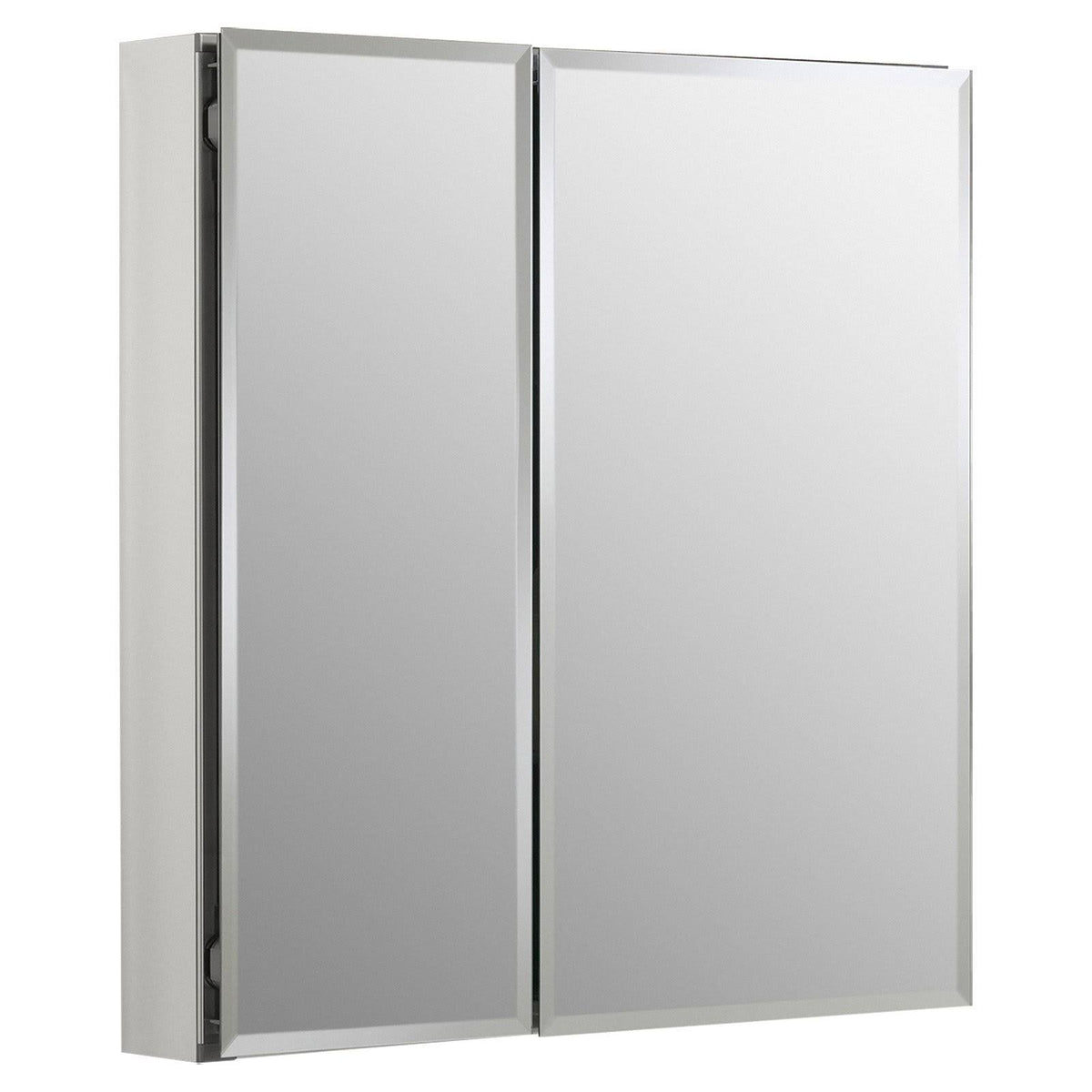 Kohler K-CB-CLC2526FS 25" W x 26" H Aluminum Two-Door Medicine Cabinet with Mirrored Doors