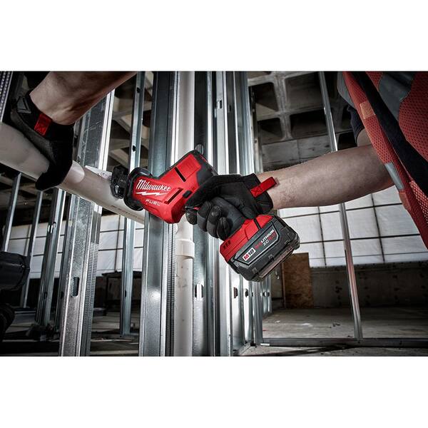 M18 FUEL 18V Lithium-Ion Brushless Cordless HACKZALL Reciprocating Saw Kit W/M18 Drywall Screw Gun