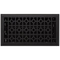 Appert Steel Wall Register Signature Hardware Black 6" x 10"