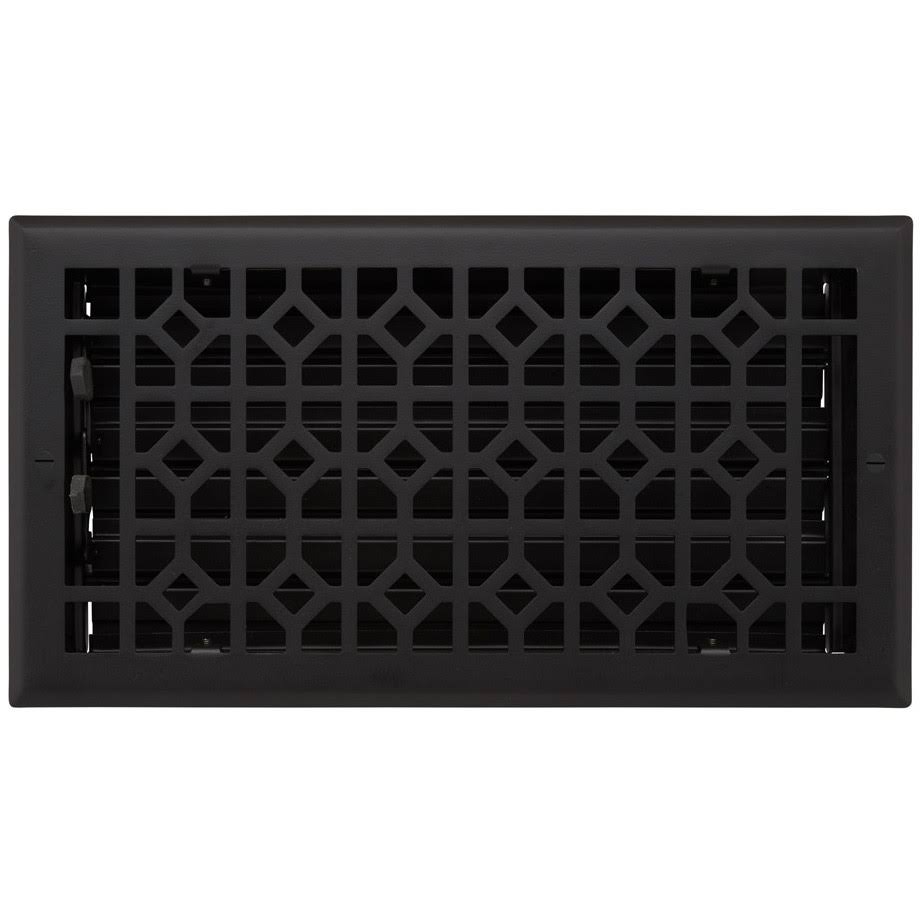 Appert Steel Wall Register Signature Hardware Black 6" x 10"