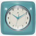 Orrwell Square Wall Clock Color: Turquoise