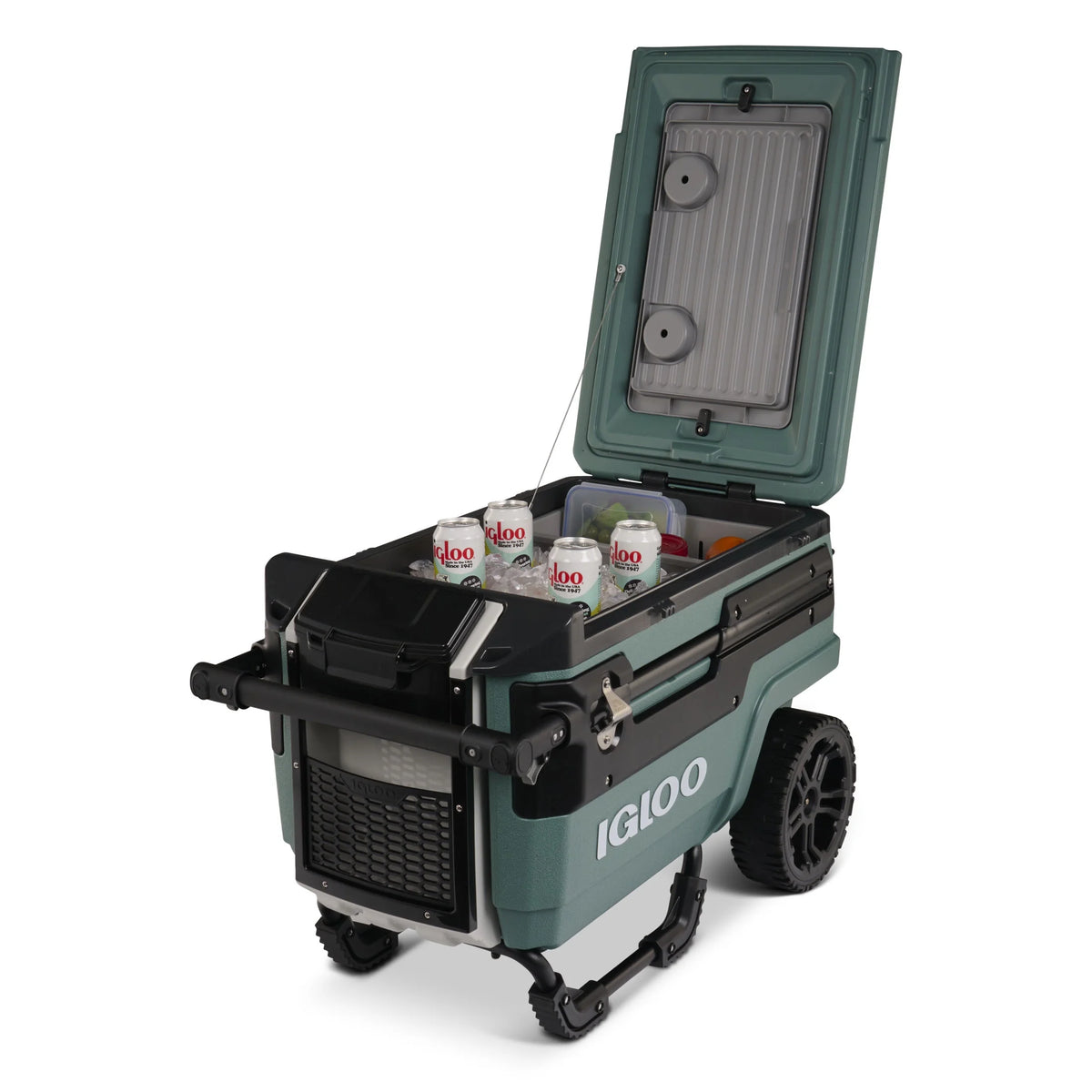 Igloo 70 QT Trailmate Journey Rolling Cooler, Carbonite Gray