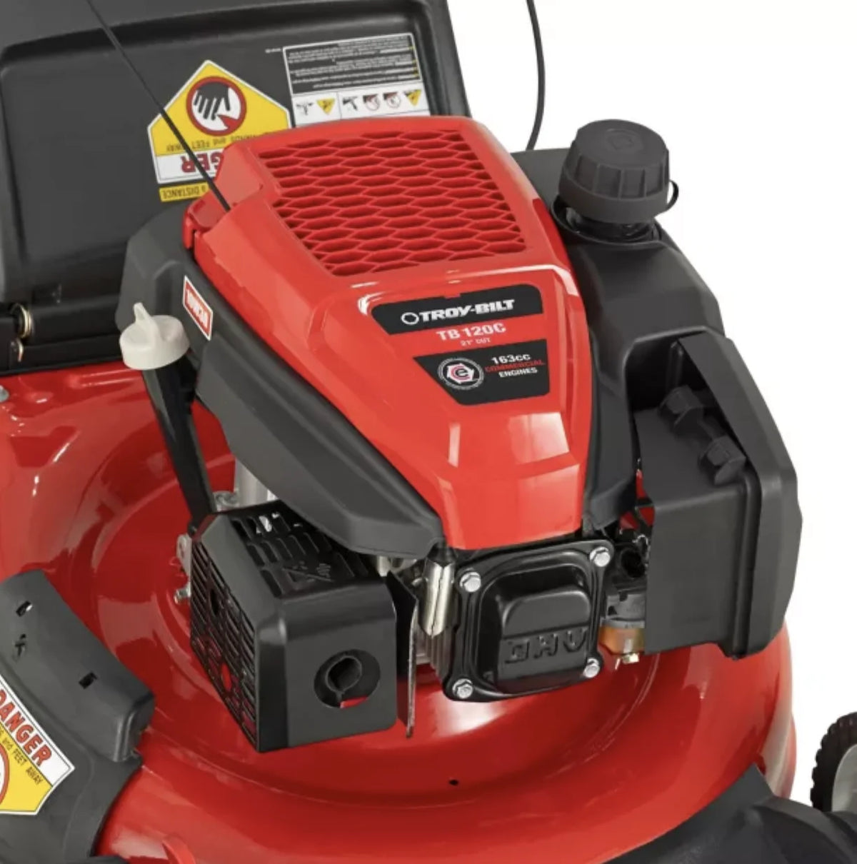Restored Troy - Bilt TB120C | 21in 163cc Walk Behind Push Mower | 3 - in - 1 Deck (Refurbished)