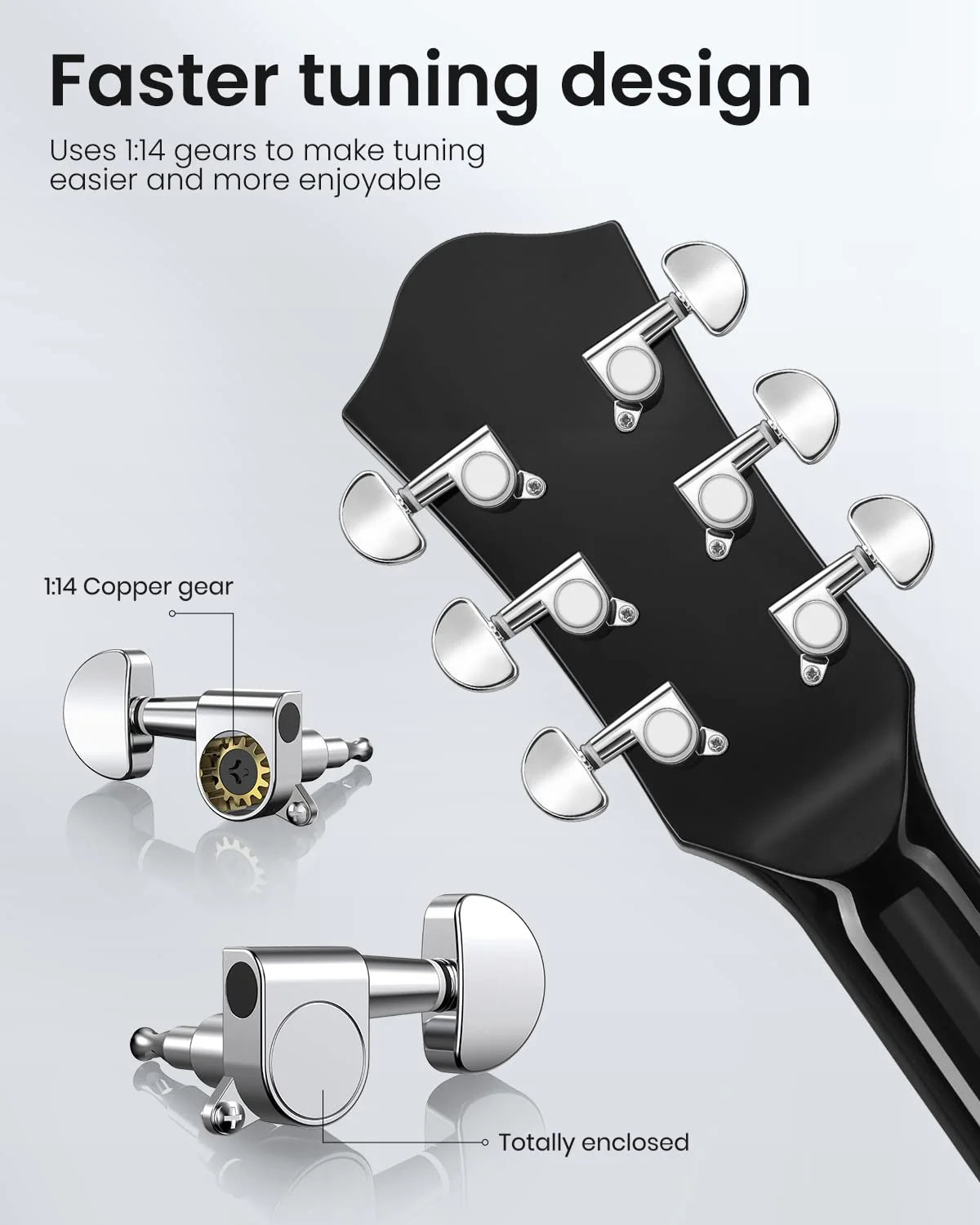 Moukey 41 Acoustic Guitar for Beginner Adult Teen