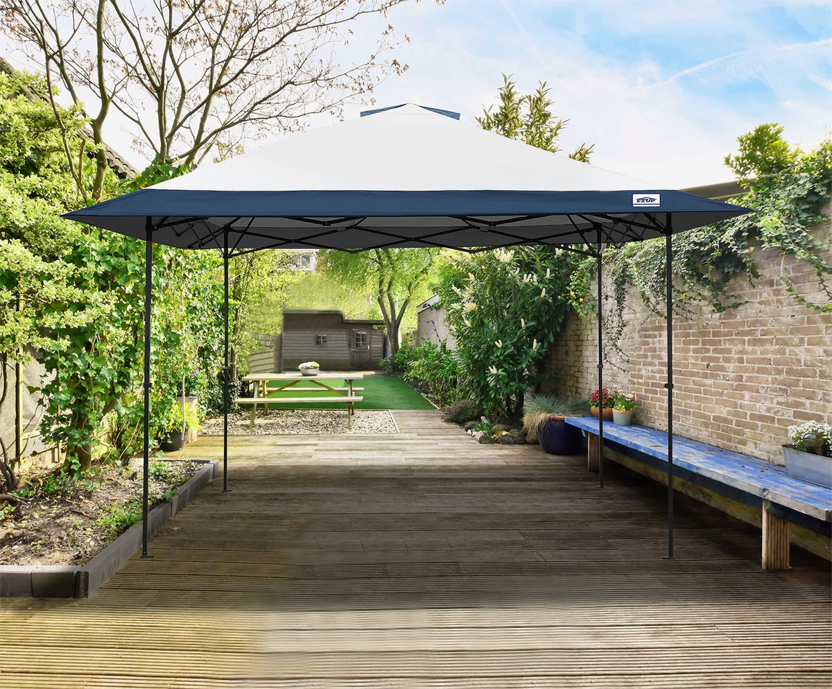 E - Z UP 13x13 ONE - UP Instant Canopy Tent ?pop up Outdoor Shade Tent with Vented Top, Adjustable Height & Roller Bag