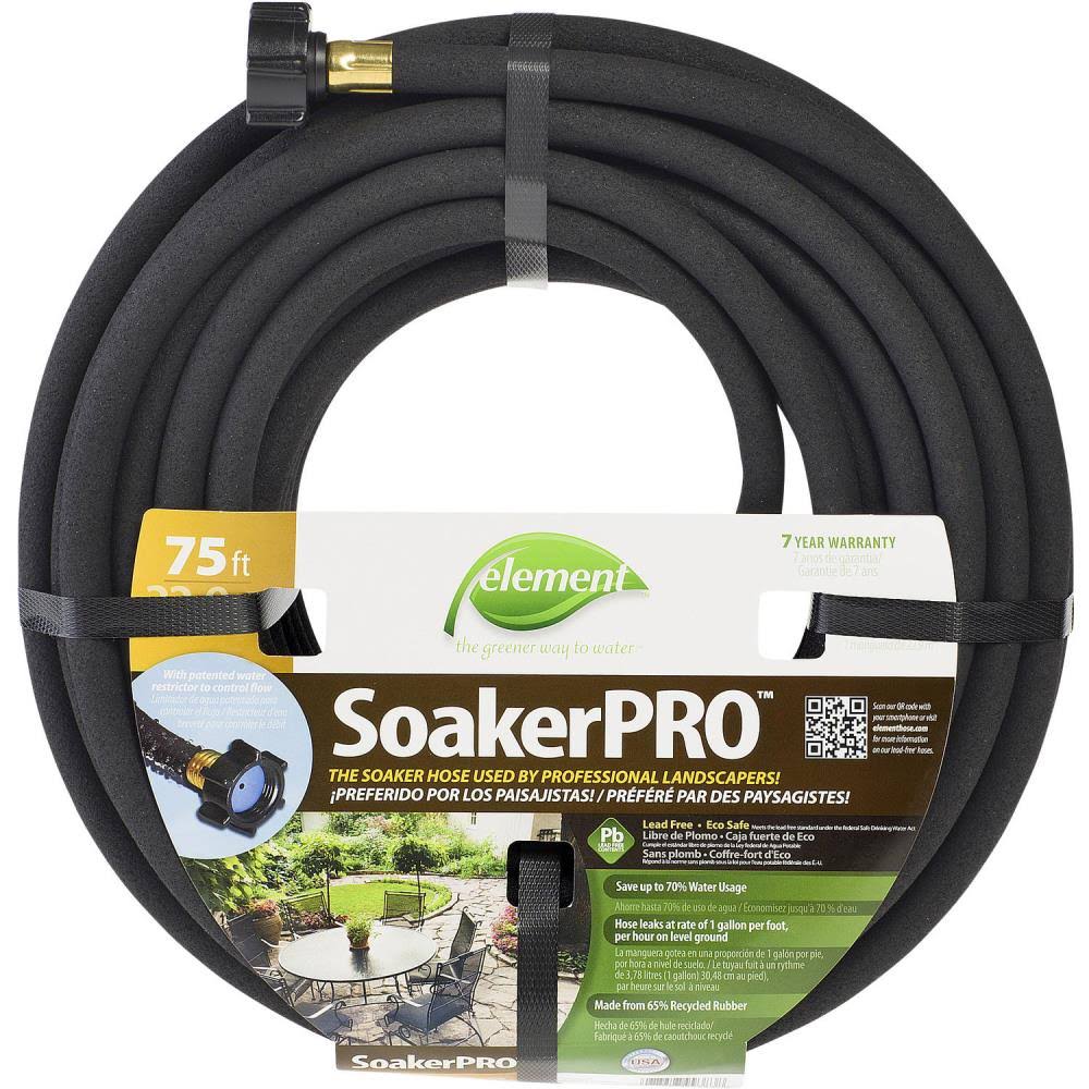 Lowe's 3/8-in x 75-ft-Duty Kink Free Rubber Black Soaker Hose
