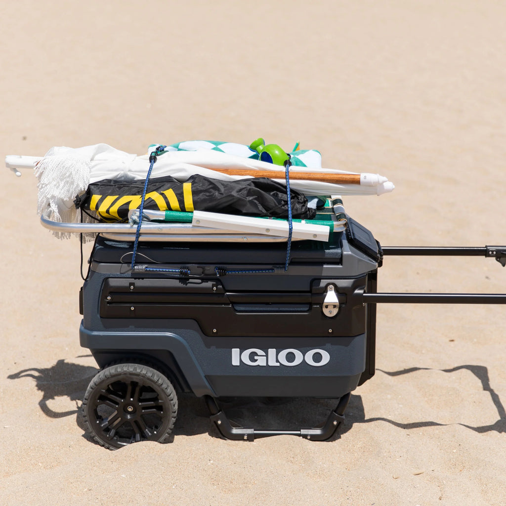 Igloo 70 QT Trailmate Journey Rolling Cooler, Carbonite Gray