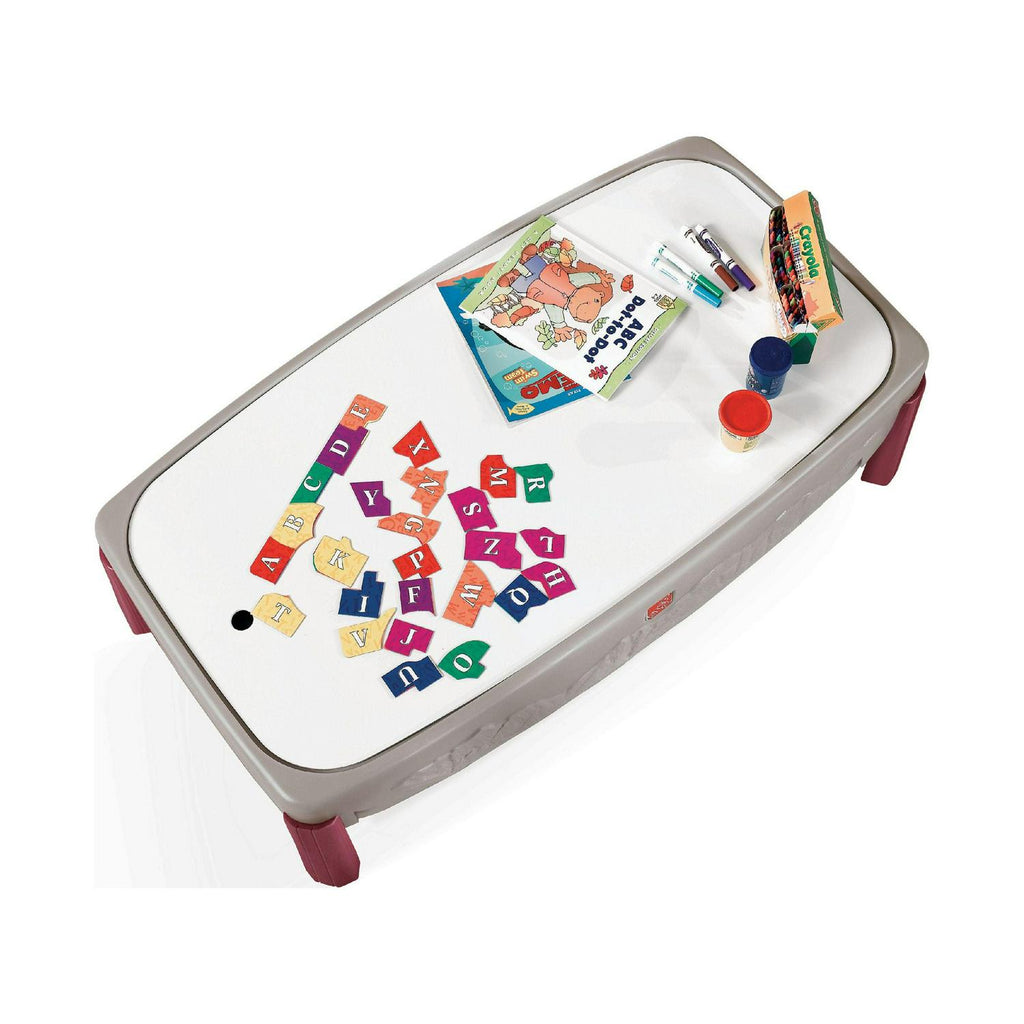 Step2 Deluxe Canyon Road Train Table and Chair Set Neutral Kids Outdoor Activity Table
