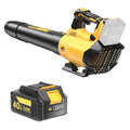 Cordless Electric Leaf Blower. 650 CFM. 195 MPH. 40V 6.0 Ah Battery and Charger Included