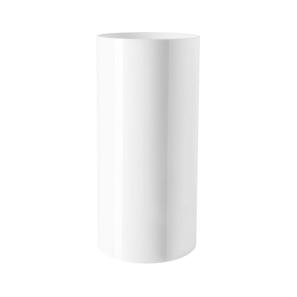 Royal Imports Flower Acrylic Vases Cylinders - Decorative Centerpiece Display for Home or Wedding - Non Breakable Plastic, 5x10 - White
