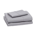 AmazonBasics Microfiber Sheet Set - Twin Extra-Long, Dark Grey