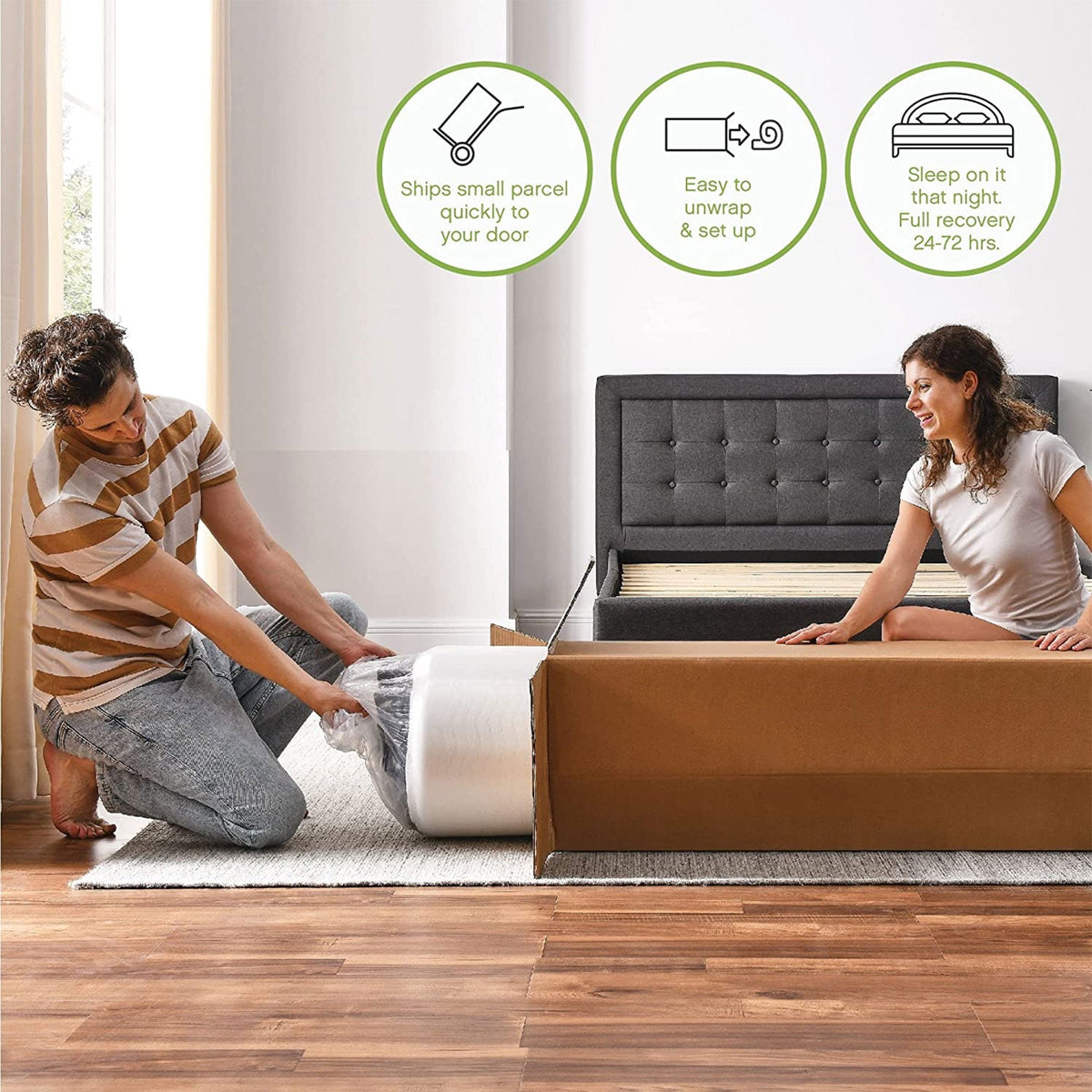 12 inch Hybrid Cool Gel Memory Foam and Innerspring Mattress