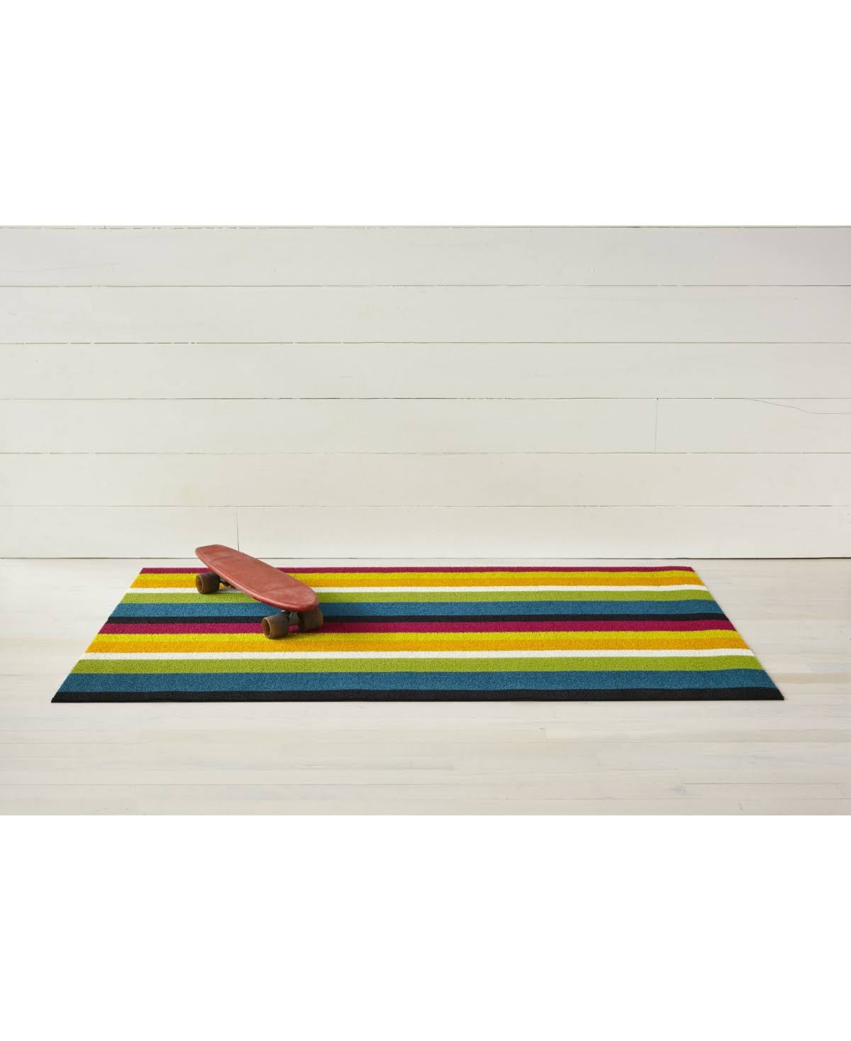 Chilewich Bold Stripe Shag Big Mat - Multi