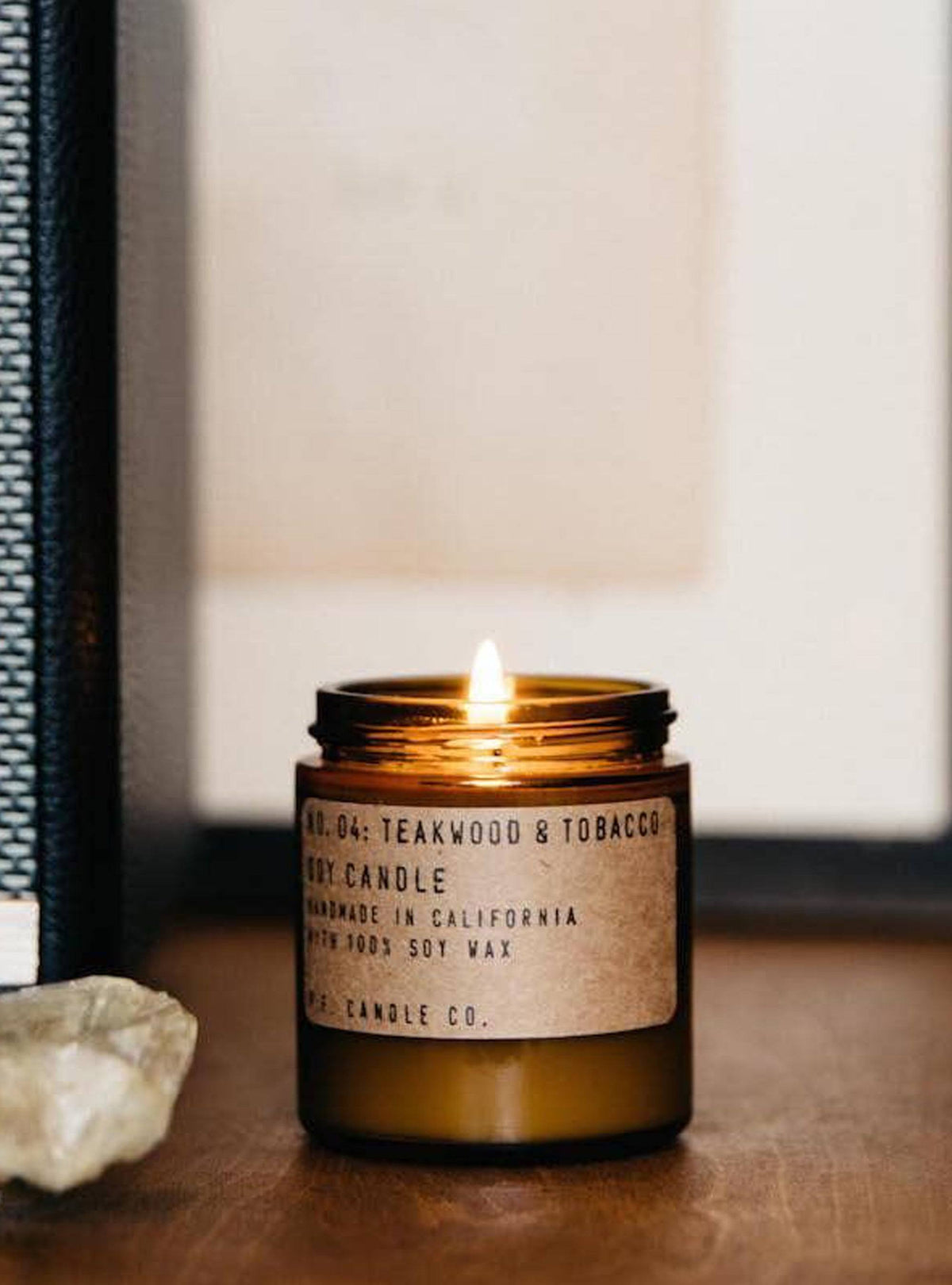 P.F Candle Co. Teakwood & Tobacco Soy Candle 7.2oz