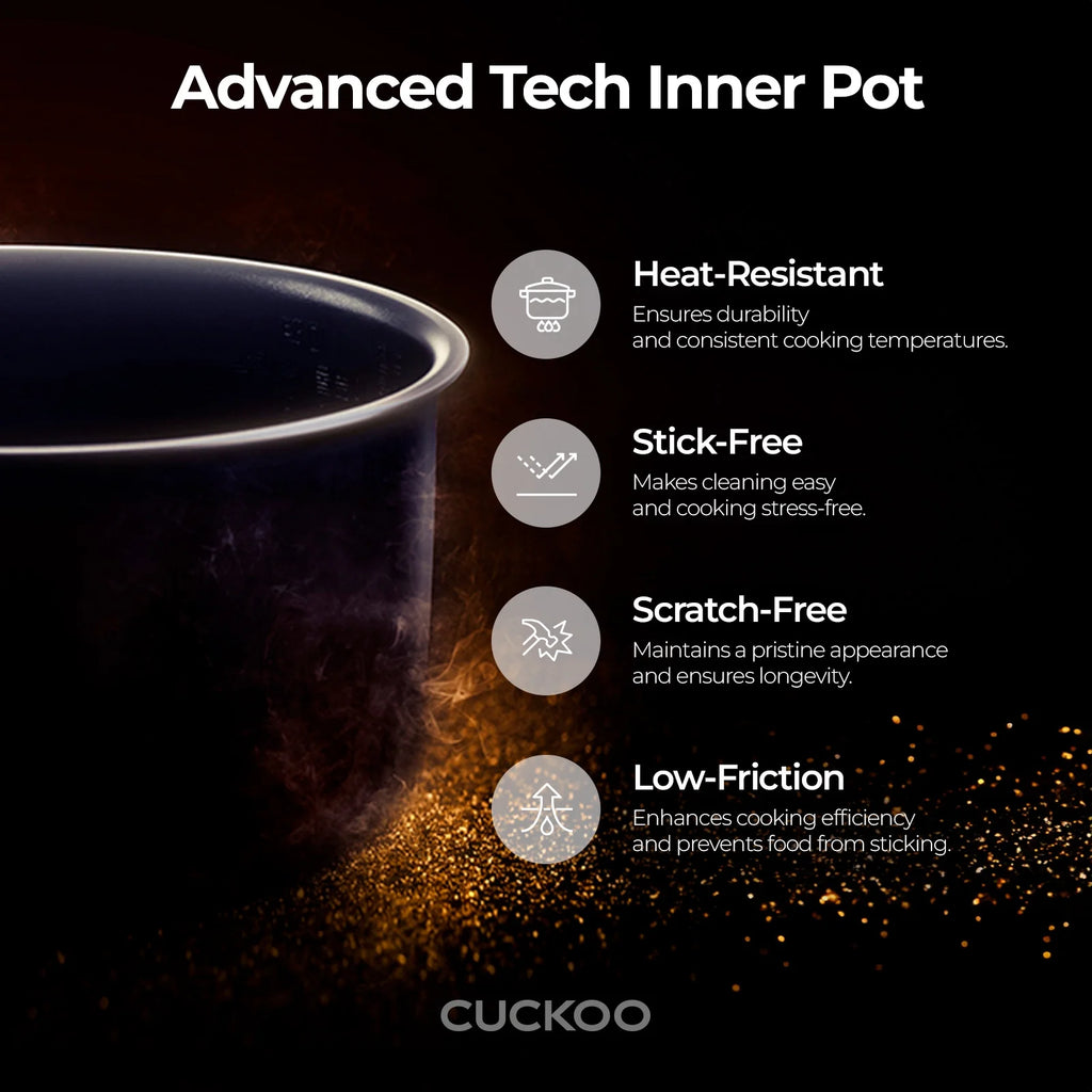 CUCKOO Rice Cooker 12 Cups Cooked Warmer with Nonstick Pot 7 Menu Options and Micom Fuzzy Logic Tech in White/Pink (CR - 0631F)