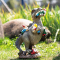 Sowsun Garden Gnome Statues Outdoor Decor, 14 Dinosaur Art Outdoor for Fall Winter Garden Decor, Patio, Lawn, Yard Decoration, Housewarming Gift