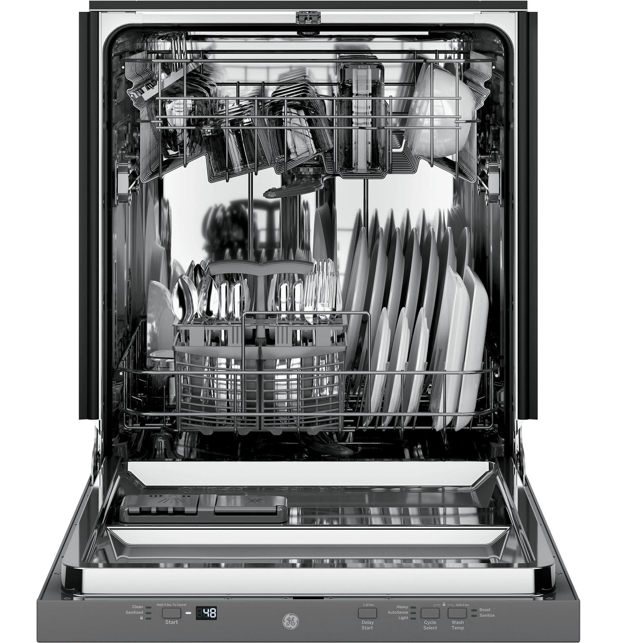 GE Appliances GDT225SSLSS 24 in Built in Fully Integrated Dishwasher Stainless Steel