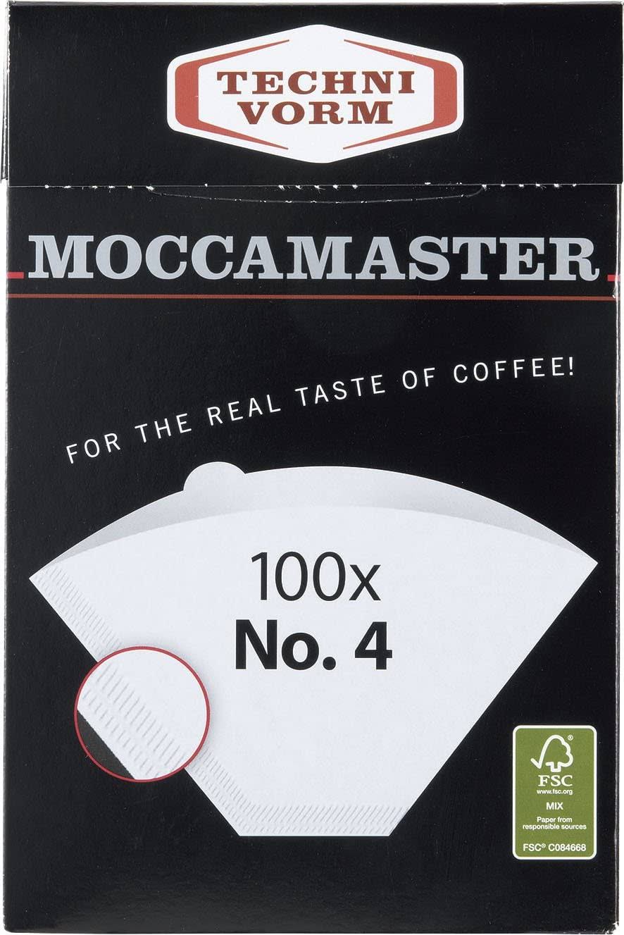 Technivorm Moccamaster 85022 #4 Paper Filters, White