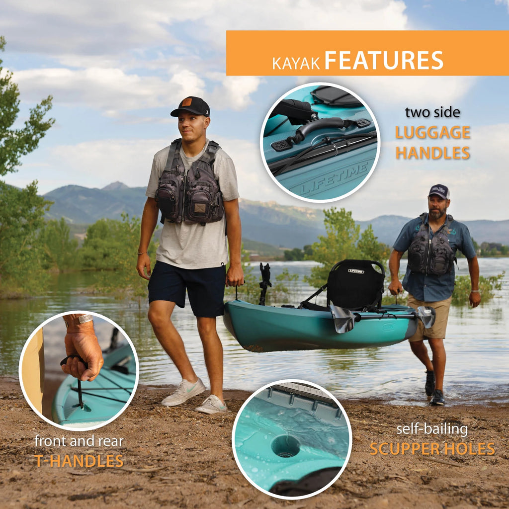 Lifetime Tamarack Pro 123 in Sit - on - Top Kayak, Eclipse Fusion (91058)