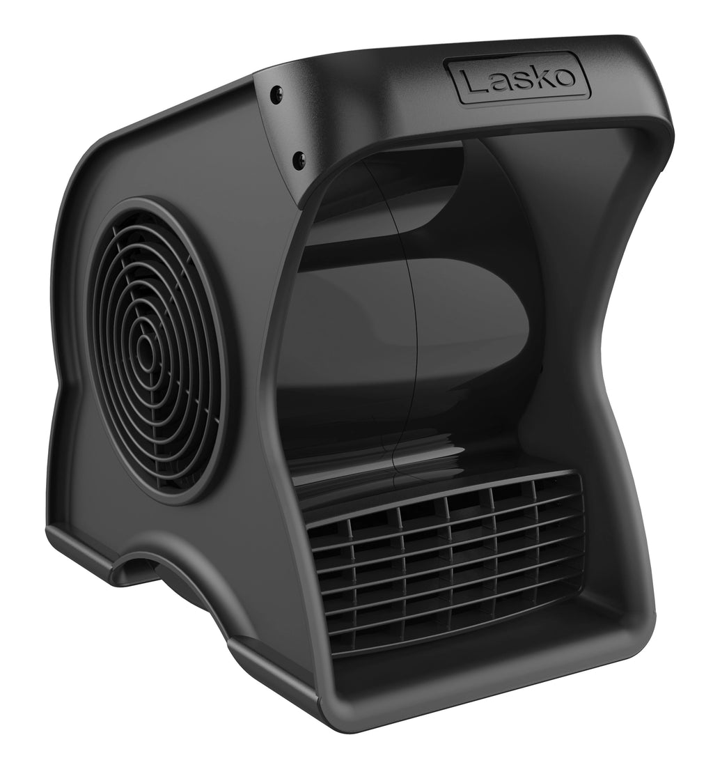 Lasko Pivoting Pro 12" 3 - Speed Rotating Head Free Standing Blower Fan, 289 CFM, Black, U12104