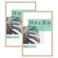 MCS Gallery Poster Frame, 24 inch x 36 inch, Natural Woodgrain