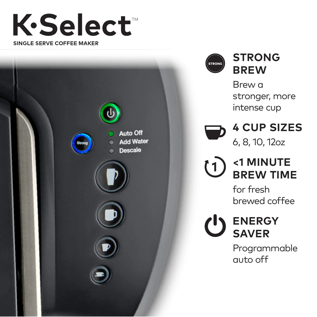 Keurig K-Select Single-Serve K-Cup Pod Coffee Maker