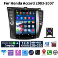 Car Radio Stereo for Honda Accord 2003 - 2007, 9.7" Touchscreen Android 12 Support Carplay Android Auto/Navigation/Bluetooth/USB/Video/Steering Wheel Control/Rear Camera/ 2+32G, Black