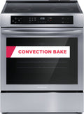 Frigidaire - 30" Front Control Induction Range with Convection Bake