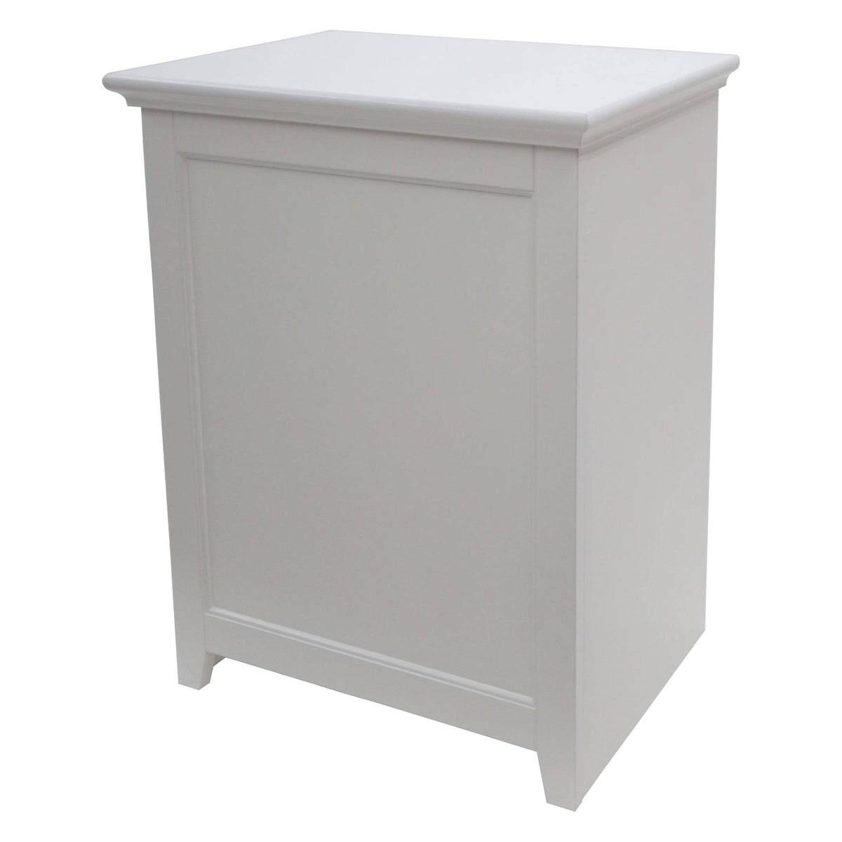 Redmon Shaker Style Hamper, White