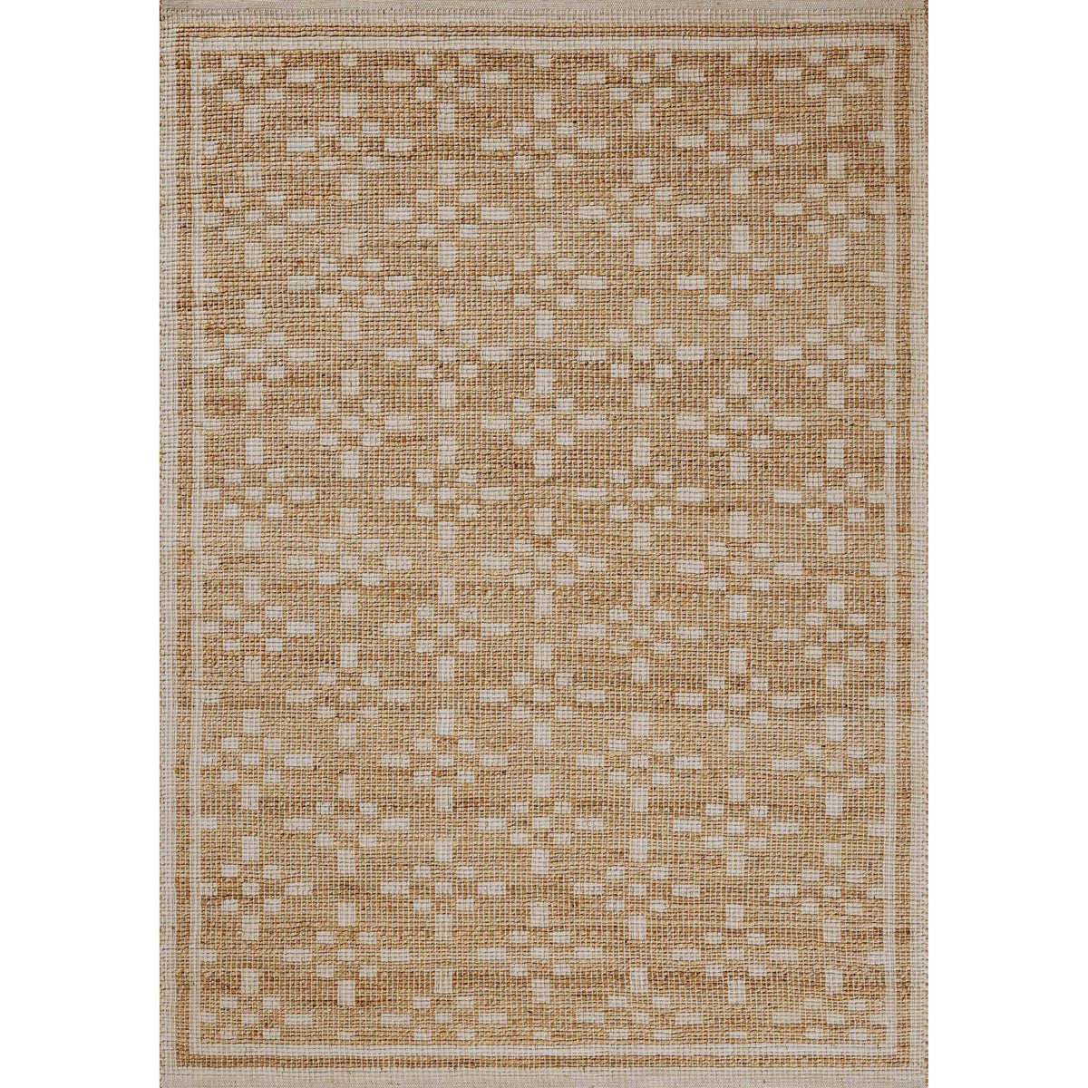 Chris Loves Julia x Loloi Judy JUD-07 Natural Ivory Rug - 8 ft 6 in x 11 ft 6 in