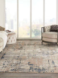 Nourison Concerto CNC01 Area Rug | Beige/Grey | 3' x 5'