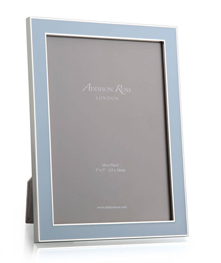 Addison Ross Powder Blue Enamel Picture Frame, 5x7