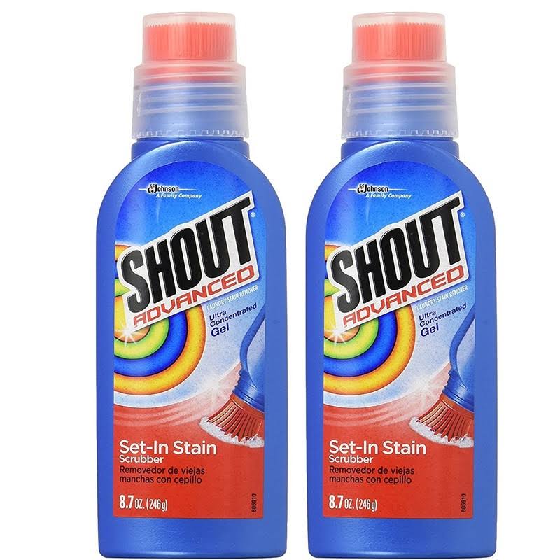 Shout Advanced Ultra Concentrated Stain Removing Gel 8.7 oz 2 Pack