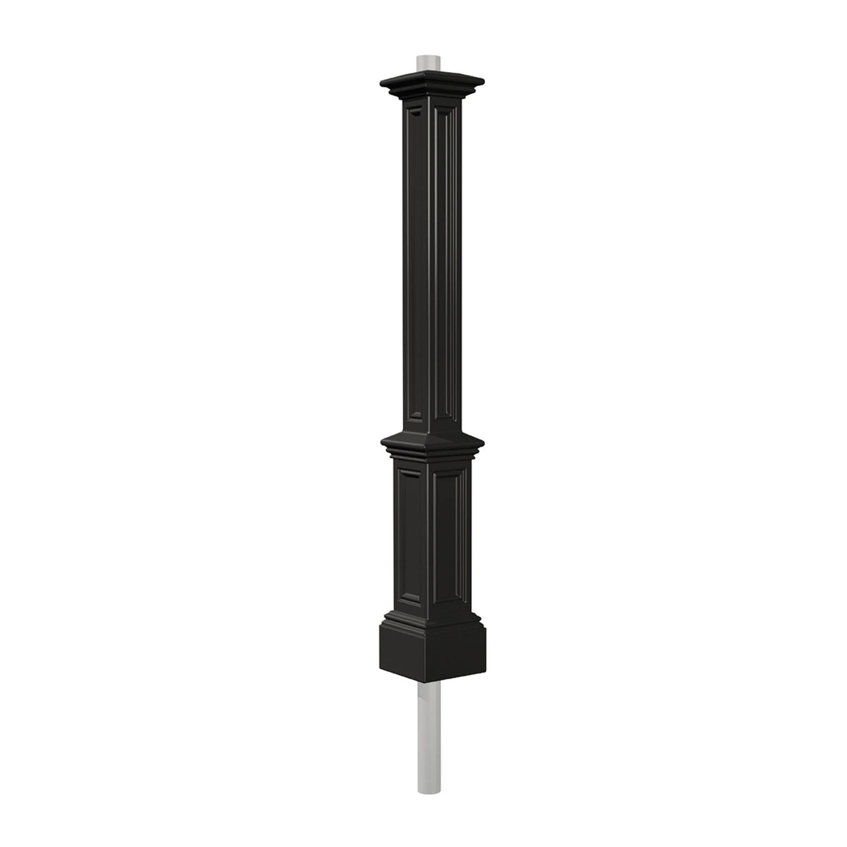 Mayne Signature Lamp Post & Mount - Black