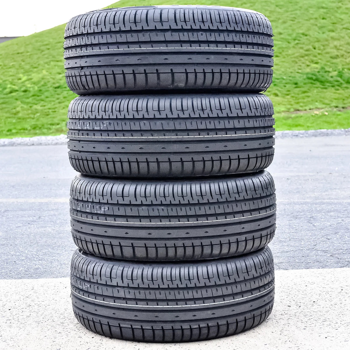 Set of 4 (FOUR) Accelera Phi - R 225/55R17 101W XL A/S High Performance Tires