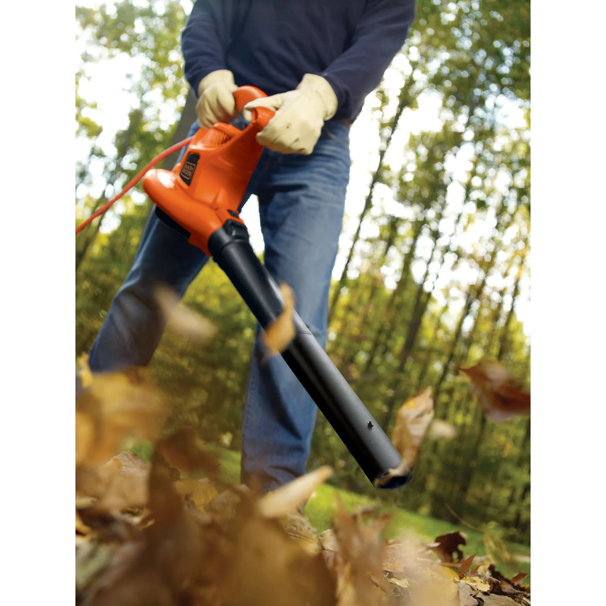 BLACK+DECKER 12 Amp 3in1 Electric Blower Vacuum Mulcher, (BV3600)