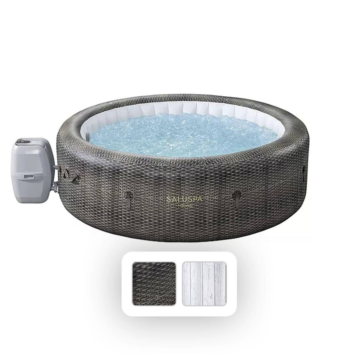 SaluSpa 85ɡ G 28ɡ EnergySense Monaco Inflatable Spa- White Wood