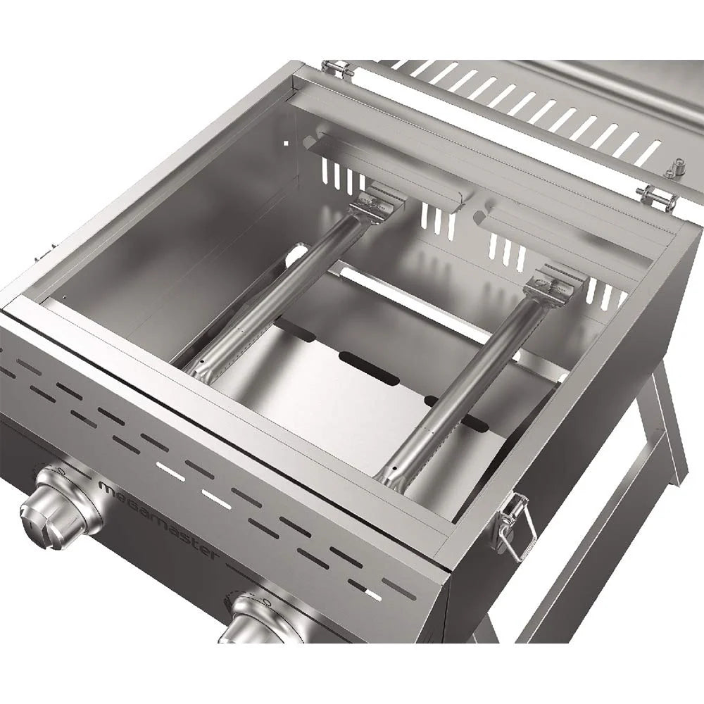 Megamaster Premium Outdoor Cooking 2-Burner Grill