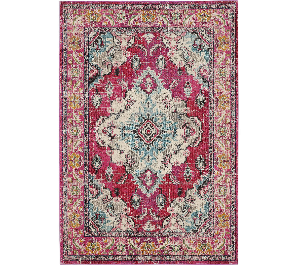 Safavieh Monaco MNC243D 5'1" x 7'7" Pink / Multi Area Rug